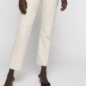 Reformation veda cynthia leather pants size 2 NWT